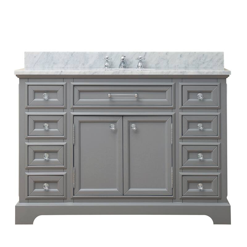 Water Creation Derby 48-inch Cashmere Grey Single Sink Bathroom Vanity - Vanity Only