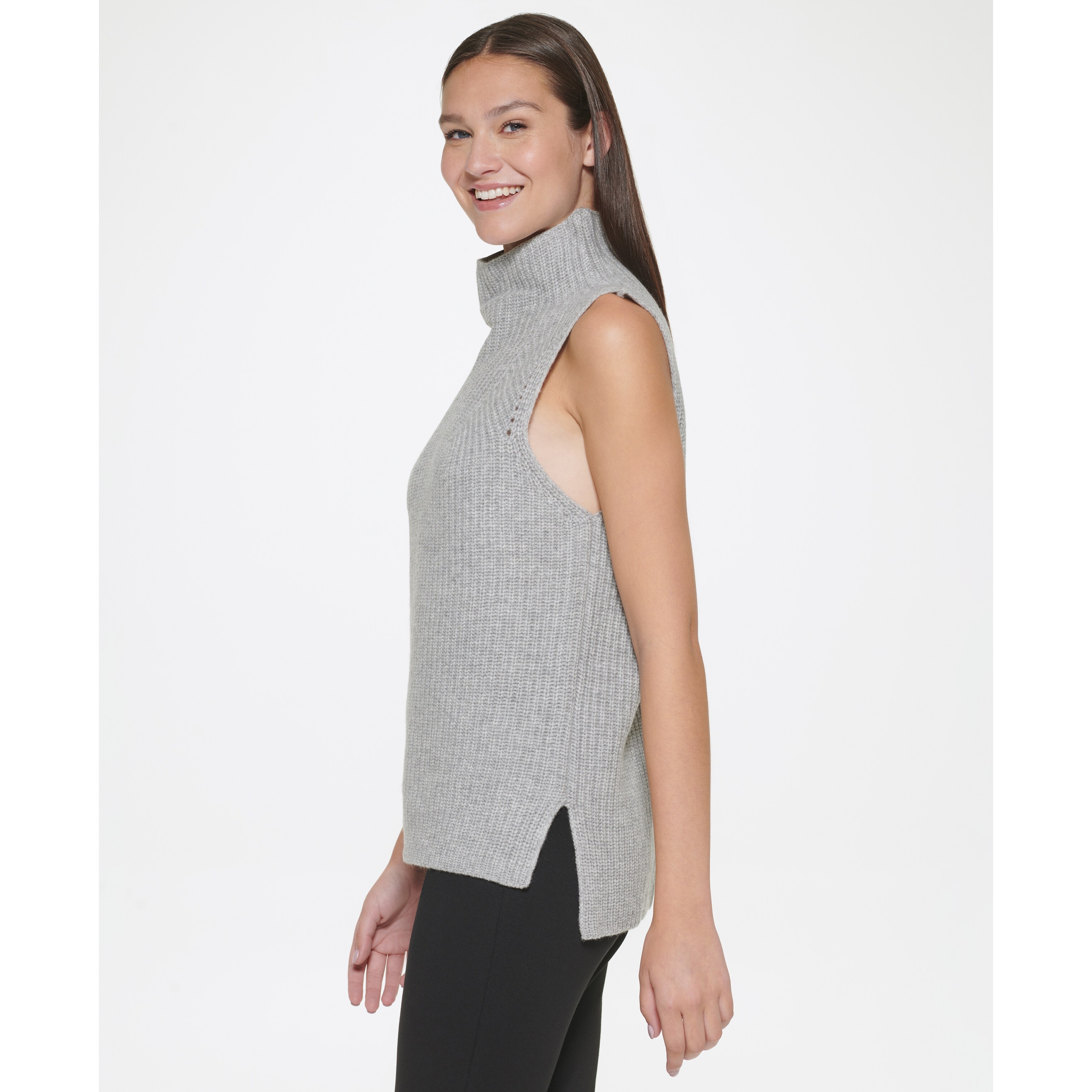 DKNY Sleeveless Turtleneck Sweater - Overstock - 43119877
