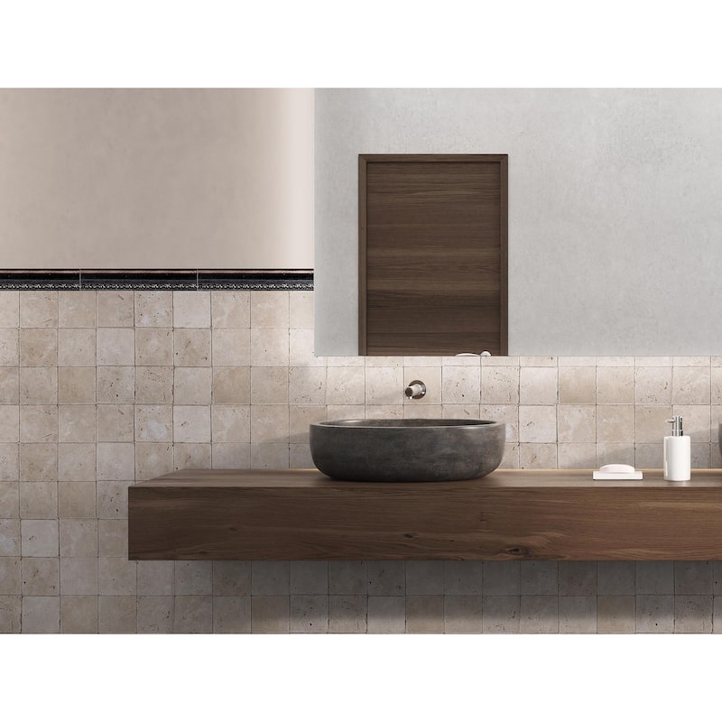 Dove 1.5" x 8" Matte Metallic Listello Wall Tile Trim