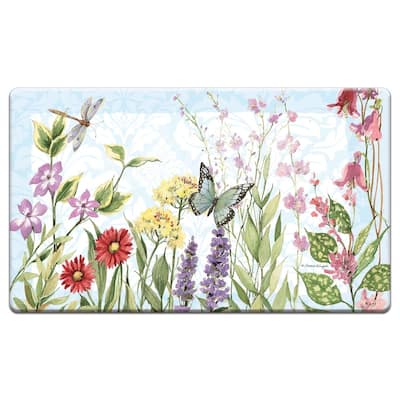 Decorative Anti-Fatigue Memory Foam Mats 30" x 20" - Herb Garden - 30" x 20"
