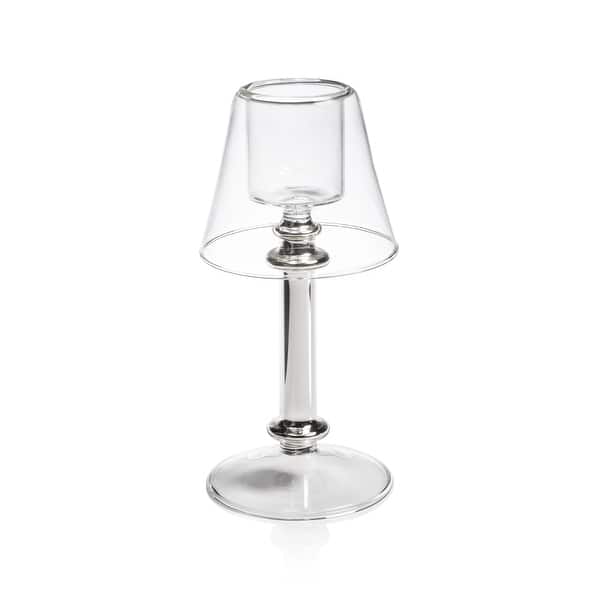 slide 2 of 2, Isola Glass Tealight Lamp Candle Holder