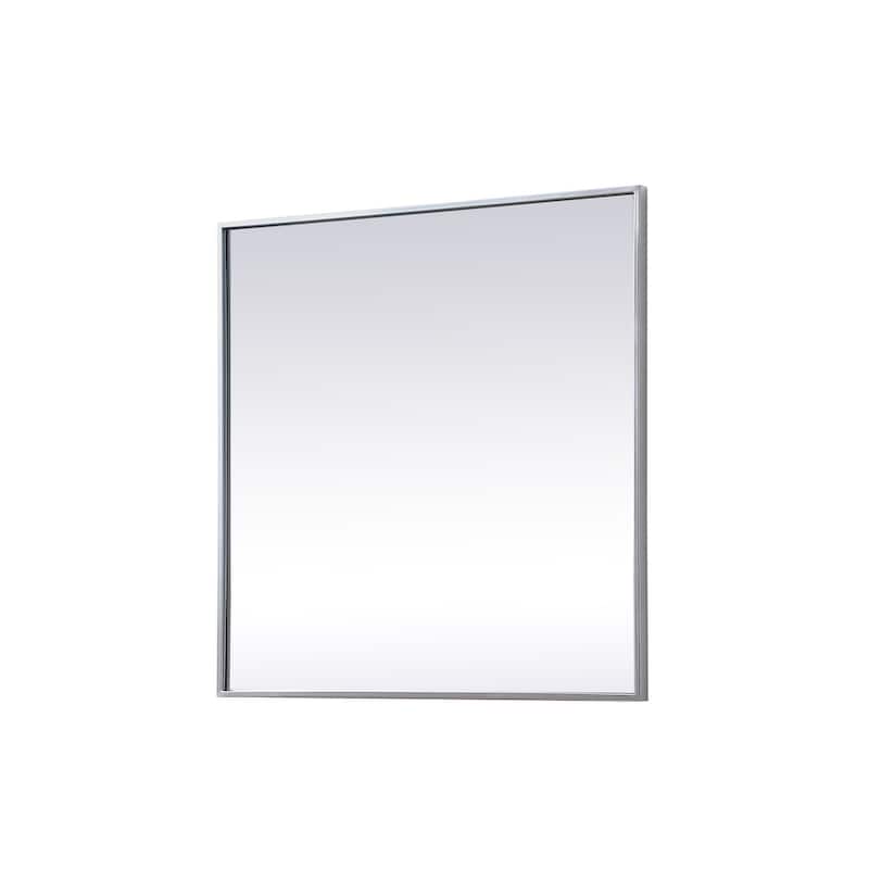 Indigo Home Metal Frame Square Mirror 30 inch