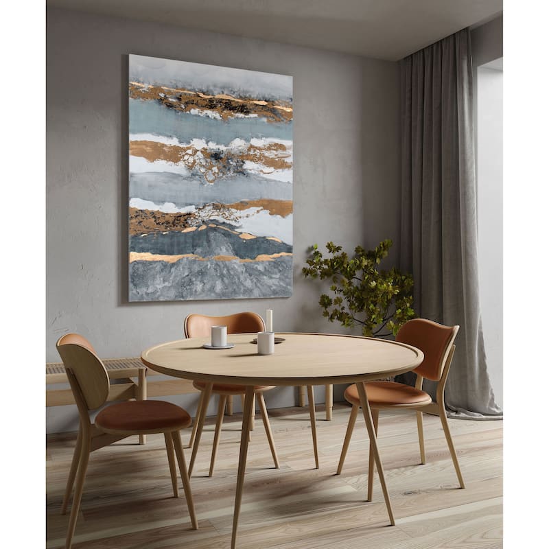 Shimmering Light Hand Painted Canvas
