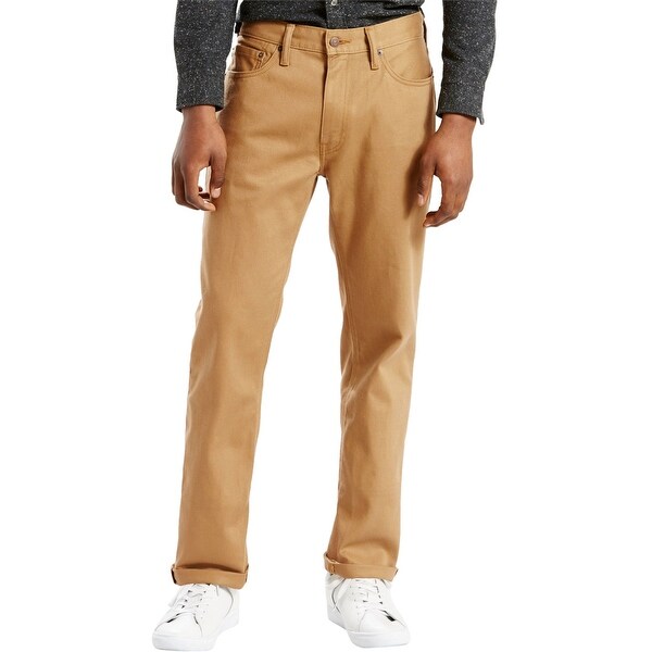 Levi's Mens Athletic Fit Stretch Jeans, Brown, 38W x 32L. Opens flyout.