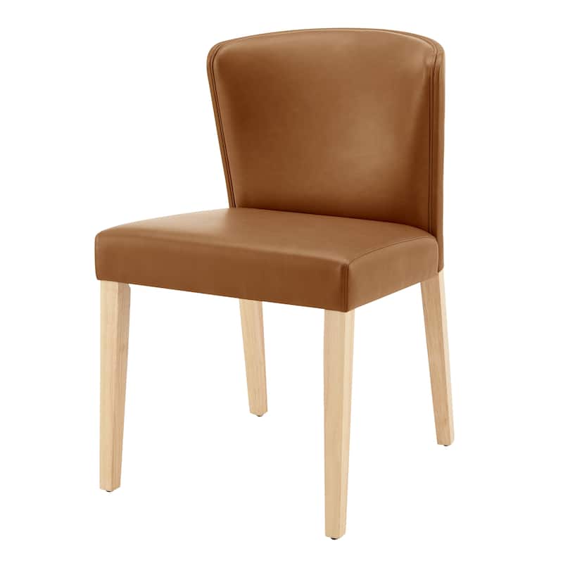 NPD Furniture Albie Faux Leather Dining Side Chair (Set of 2)