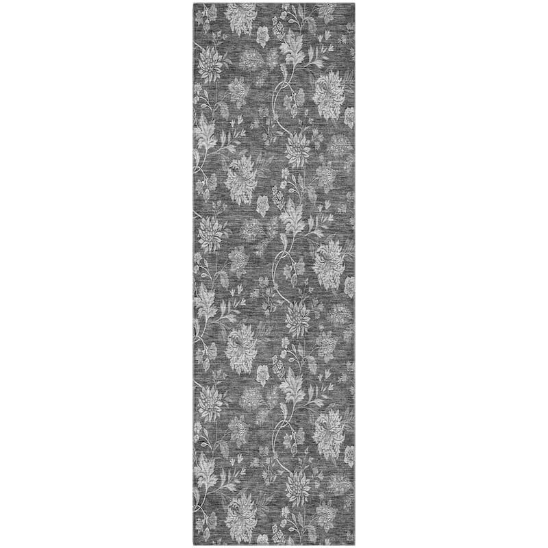 Premium Washable Super Soft Floral Borderless Mayfield Rug