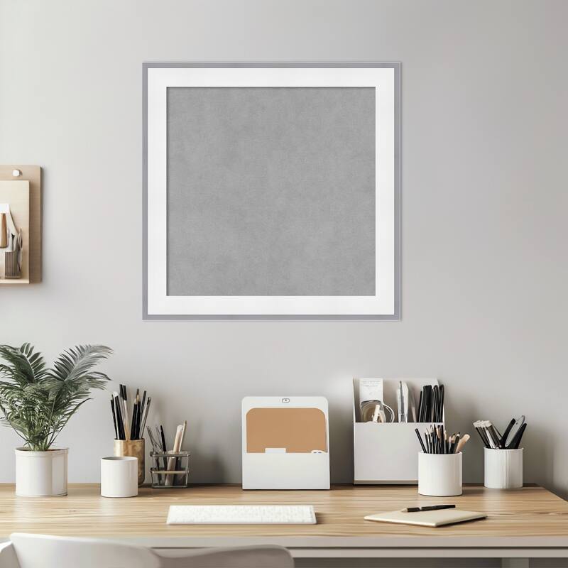 Amanti Art Maya Espresso Silver Framed
