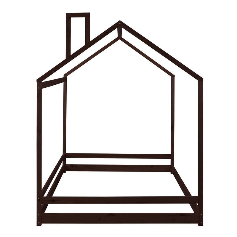 House Bed Frame Wood Bed