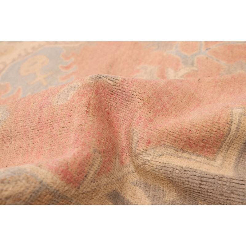 ECARPETGALLERY Hand-knotted Finest Ghazni Coral Wool Rug - 8'10 x 11'8