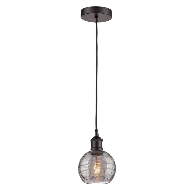 Innovations Lighting 616-1P 8 6 Athens Deco Swirl Pendant Athens Deco
