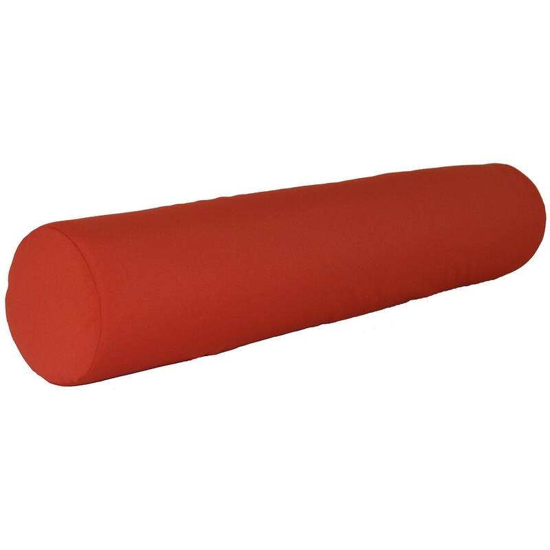 Bolster Pillow - 7" x 36" - Red