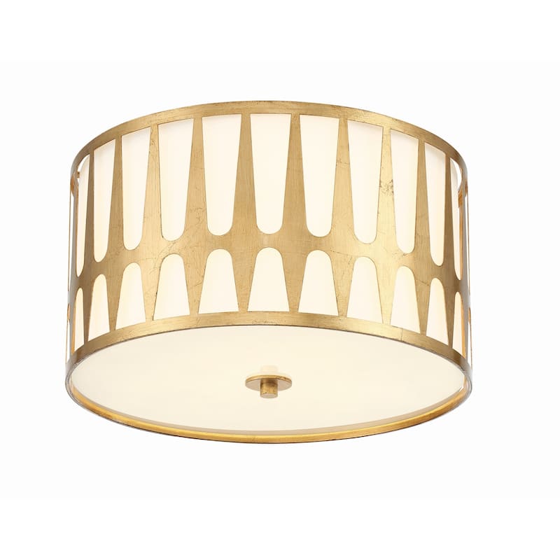 Crystorama Lighting Group ROY-800 Royston 3 Light 18" Wide Flush Mount