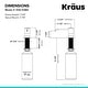 preview thumbnail 38 of 65, Kraus Kitchen Soap Dispenser