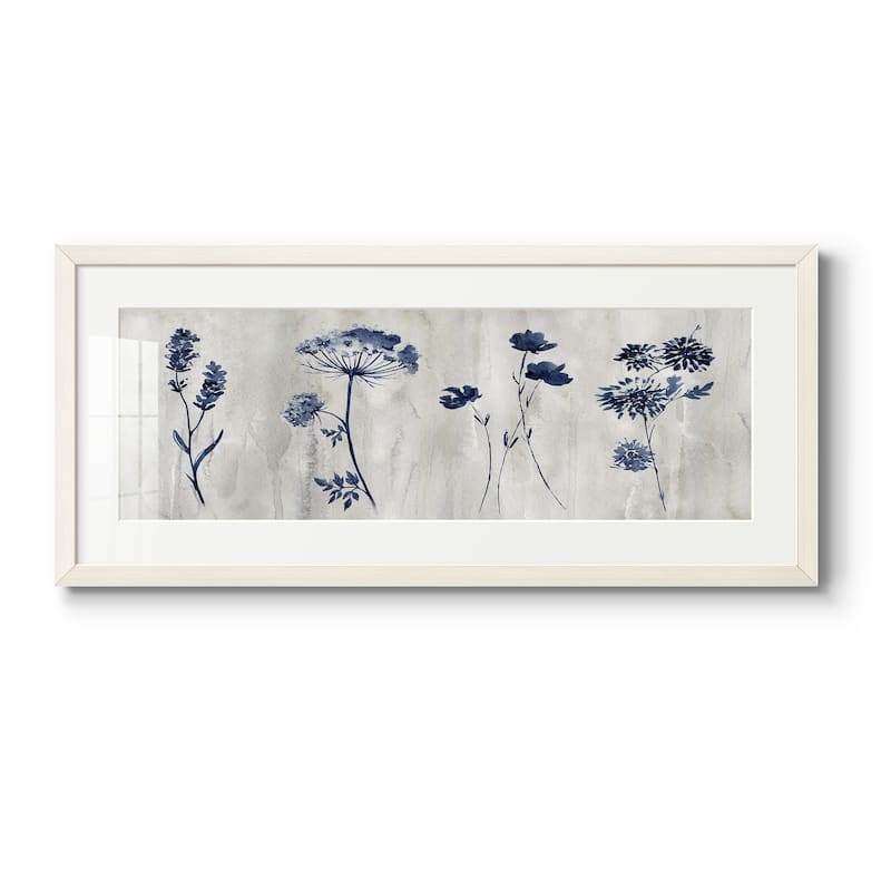 Indigo Row-Premium Gallery Framed Print