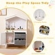 preview thumbnail 9 of 18, Gymax Kids Play Kitchen w/2 Stoves Rotation Knobs Faucet Sink