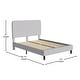 preview thumbnail 53 of 73, Upholstered Platform Bed with headboard