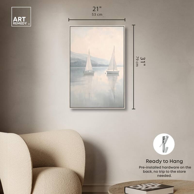 Dreaming of Sails II Canvas by Art Remedy