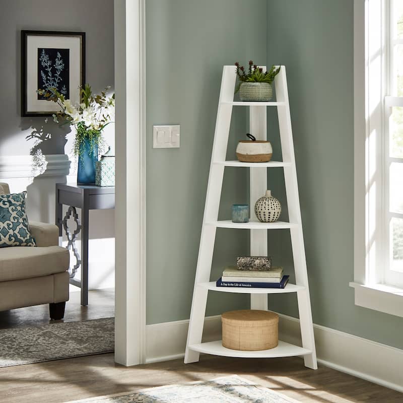 Stoyan Corner Ladder Bookcase by iNSPIRE Q Classic
