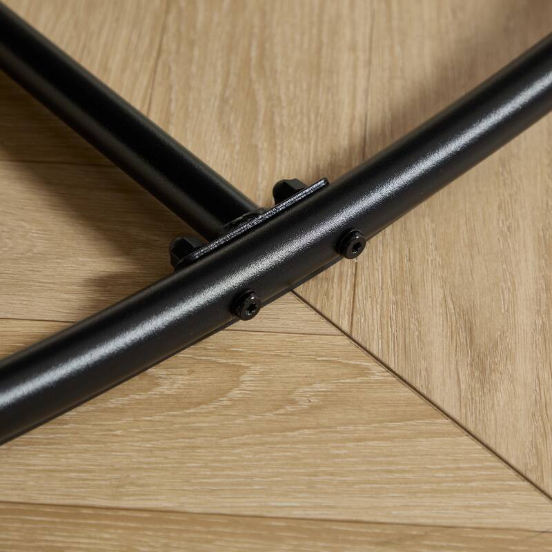 Outdoor Rocking Chair, Comfy Cushion, with Soft Thick Cushion,for Living Room, Bedroom, Reading Room, Black Frame with Cushion