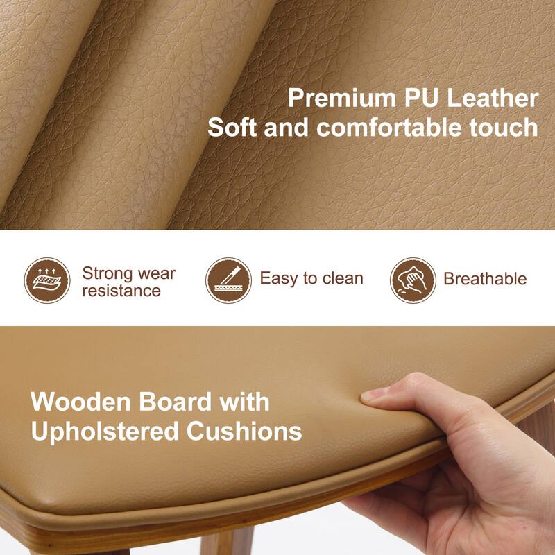 26-Inch Upholstered Counter/ Bar Stools Set of 2 or 3 - 35.1"H x 17.7"W x 19.5"D