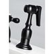preview thumbnail 4 of 30, Kingston Brass Heritage 8-Inch Widespread Kitchen Faucet with Brass Sprayer