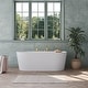preview thumbnail 6 of 12, Roman Tub Faucet with Handheld Shower 3-Handle Deck Mount Bathtub Faucet Set