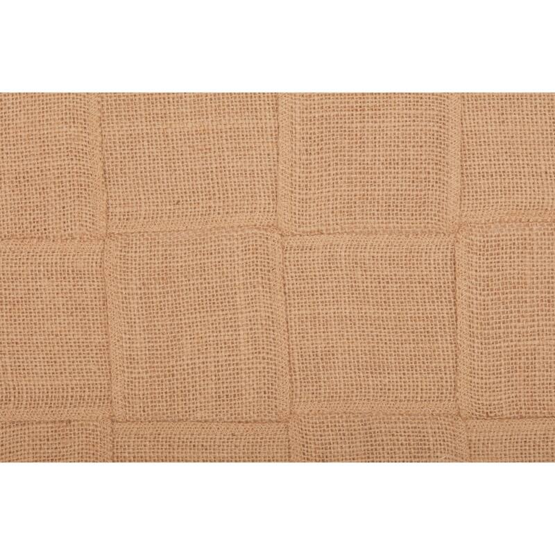 Jute Burlap Natural Basket Weave Runner