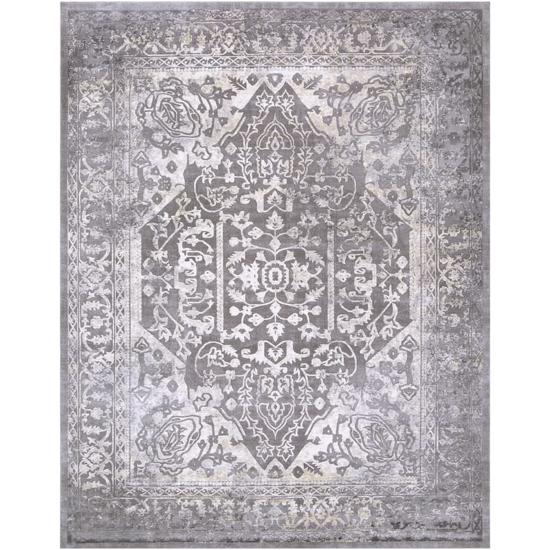 Livabliss Tate Vintage Medallion Area Rug