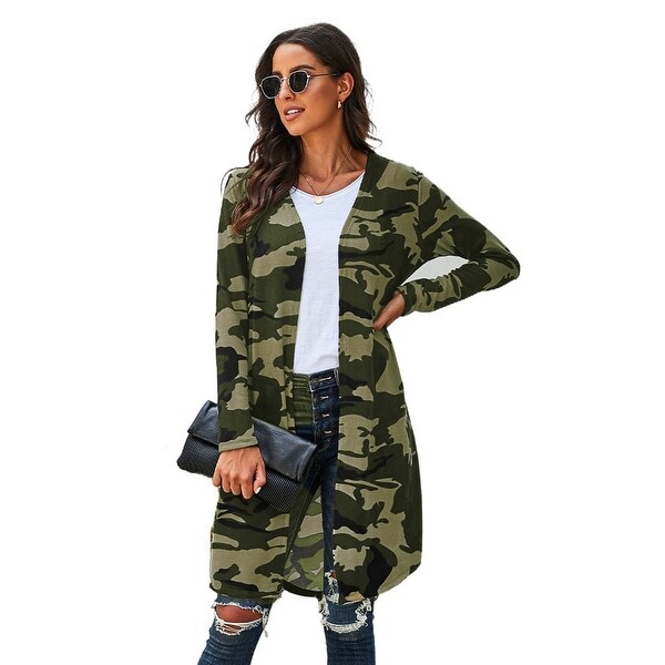 long camo sweater