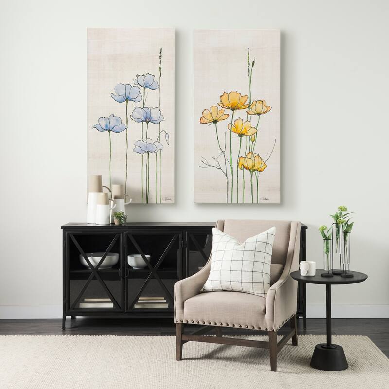 Meadow Flowers IV (30 x 60) Canvas Art Print