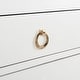 preview thumbnail 11 of 11, SAFAVIEH Dion 3 Drawer Chest - White / Gold