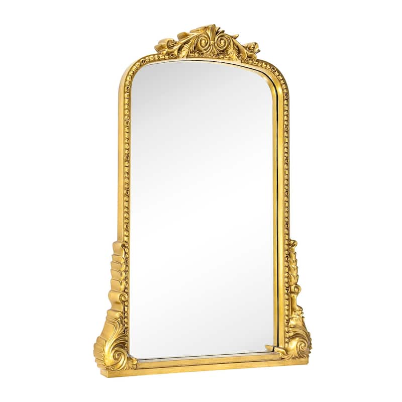 TEHOME Cummons Arch Wall Mirror - 24'' x 35'' - Antique Gold