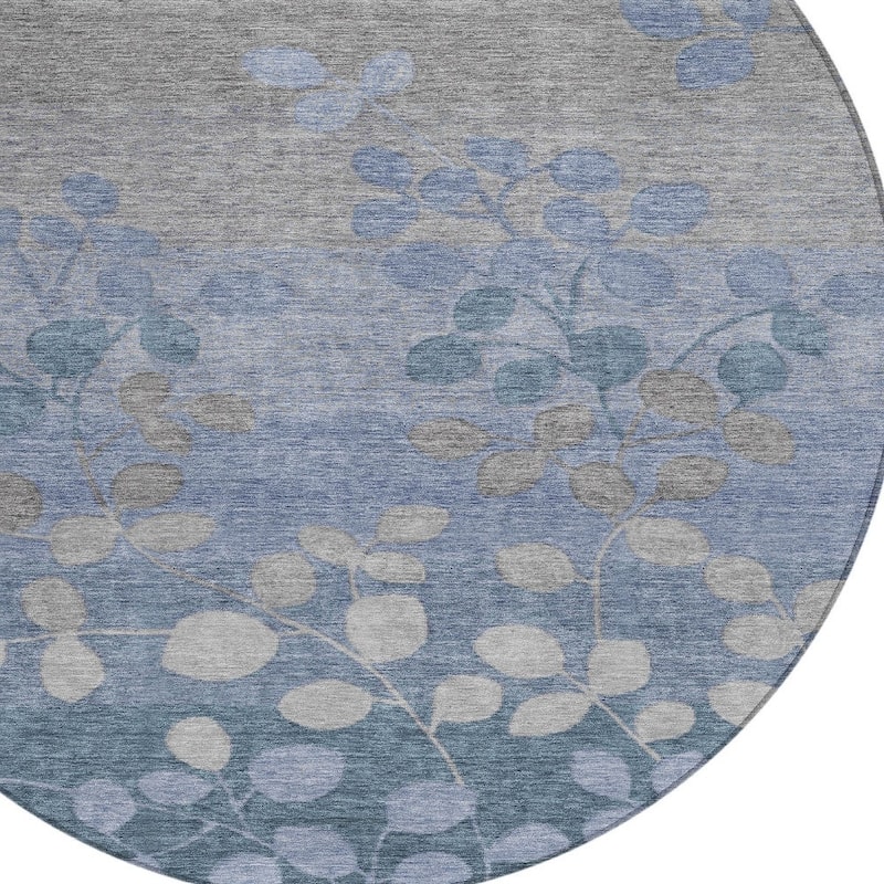 HomeRoots Floral Transitional Rectangle Outdoor Rug