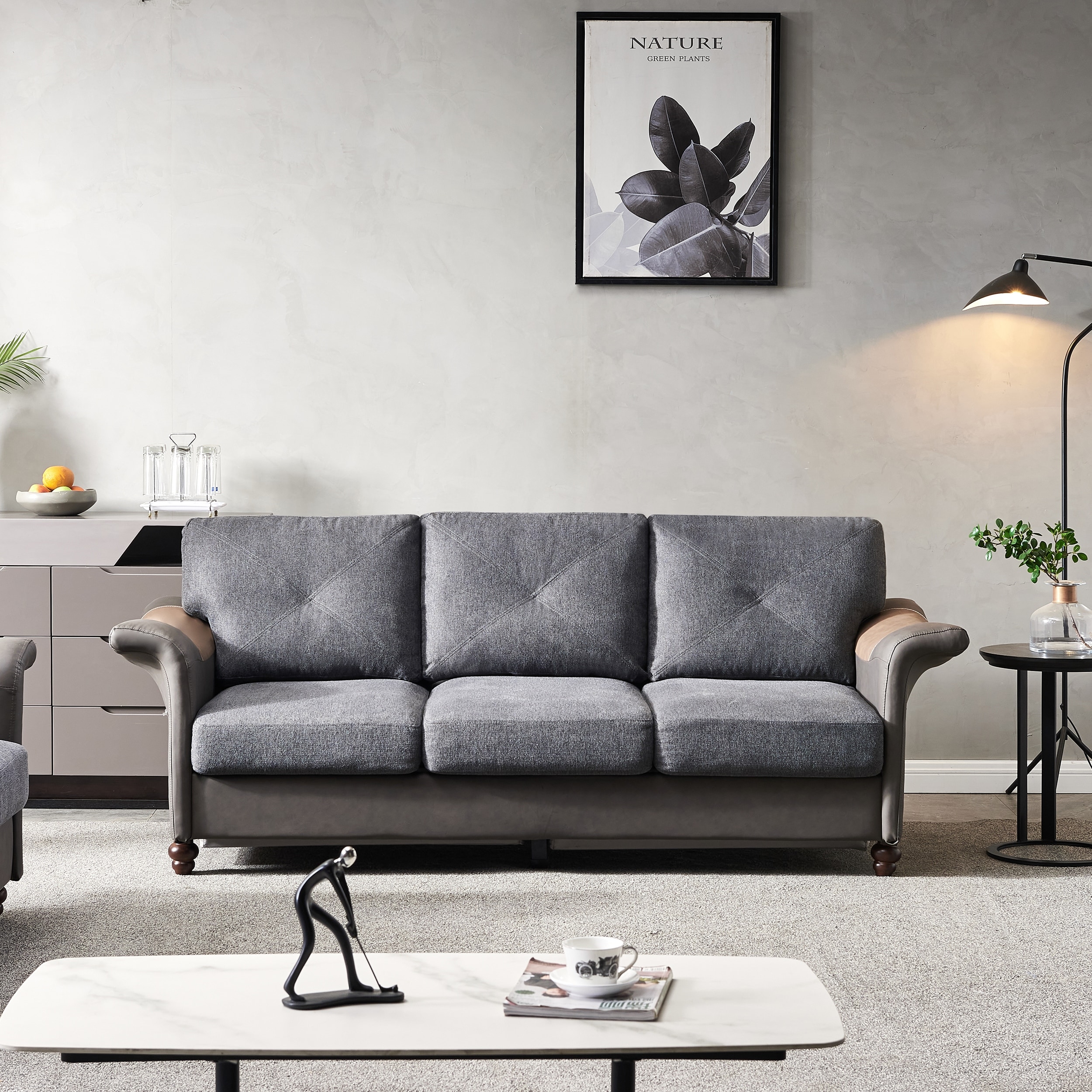 Fantastic furniture sales leather lounge