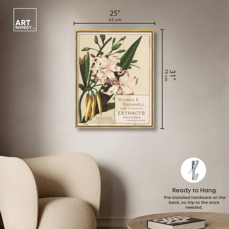 Vanilla Planifolia Canvas by Art Remedy
