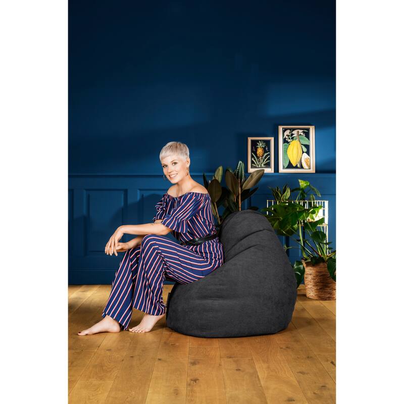 Alfa Bean Bag Chair - black