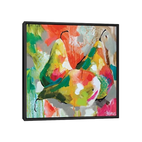 iCanvas "Sunlit Pears" by Amanda J. Brooks Framed Canvas Print