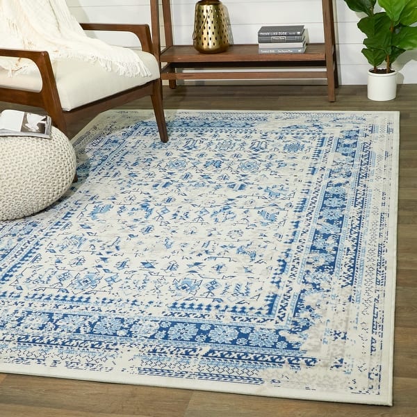 Shahira Vintage Border Indoor/Outdoor Area Rug Bed Bath & Beyond