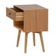 preview thumbnail 52 of 54, Middlebrook Mid-Century Solid Wood 1-Drawer, 1 Shelf Nightstand