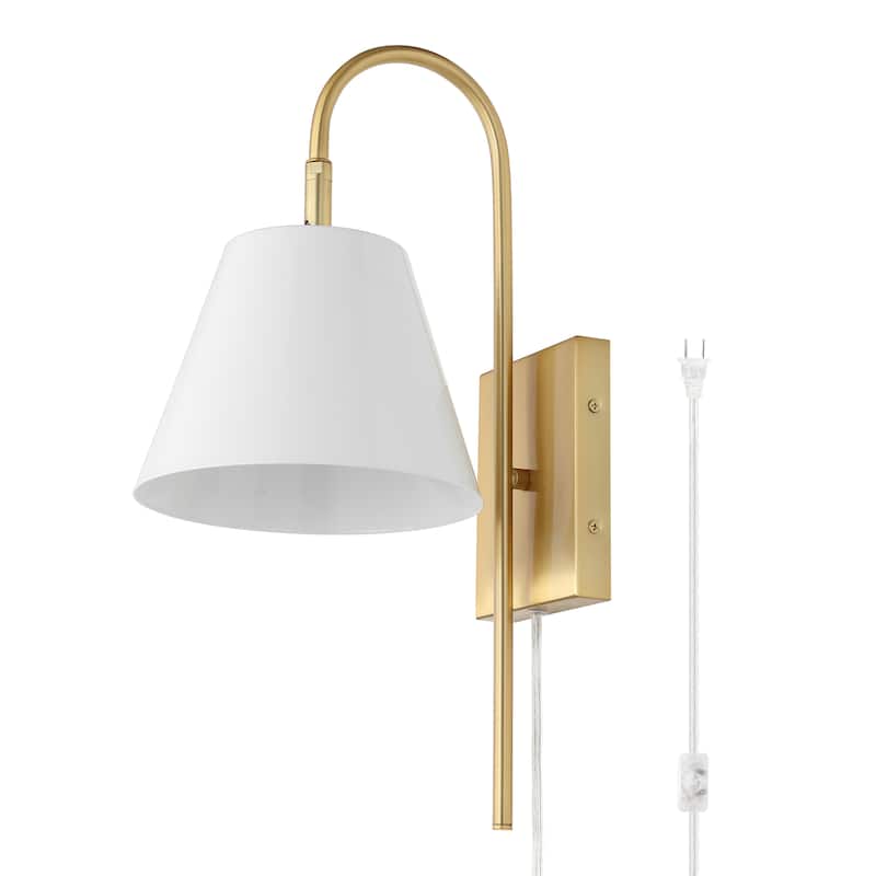 SAFAVIEH Lighting Soghra 11-inch Wall Sconce (LED Bulbs Included) - 7.6 In. W x 10.5 In. D x 18 In. H - 8Wx11Dx18H