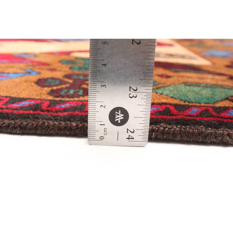 ECARPETGALLERY Hand-knotted Teimani Light Orange Wool Rug - 2'9 x 4'6