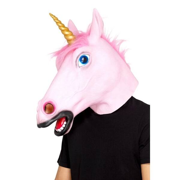 Shop 50 Pink And Black Unicorn Full Overhead Unisex Child