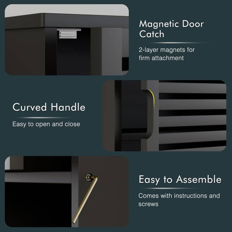 Bathroom Storage Cabinet Wall Mounted - 7.87"D x 15.75"W x 23.62"H