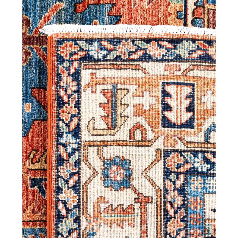 Serapi One-of-a-Kind Hand-Knotted Area Rug - Orange - 8' 1" x 10' 3"