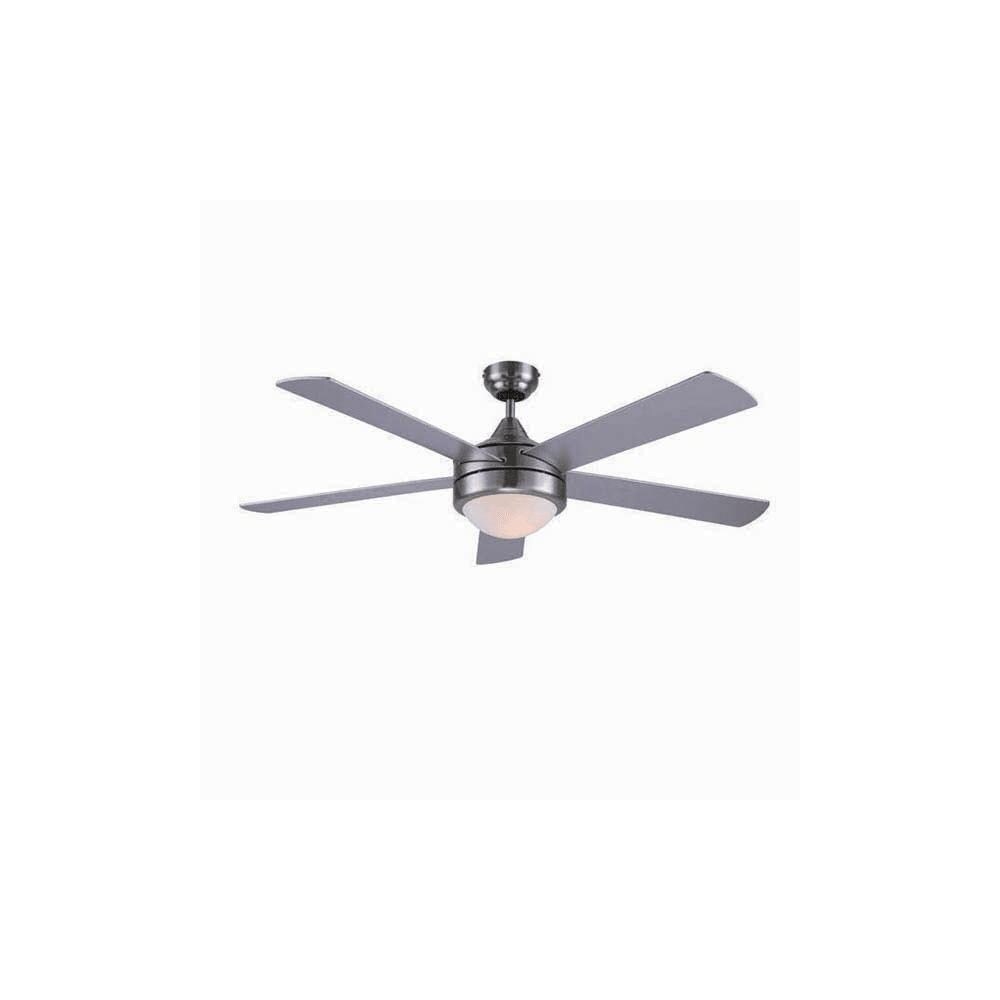 Canarm Cf52pre5 Preston Single Light 5 Blade Hanging Ceiling Fan Brushed Nickel