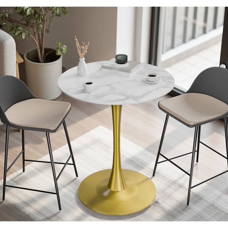 Flower Round Dining Table Modern Tulip Pedestal