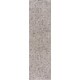 preview thumbnail 1 of 5, LR Home Carved Transitional Geometric Polyester Area Rug, Gray and Ivory 2'2" x 7'7"