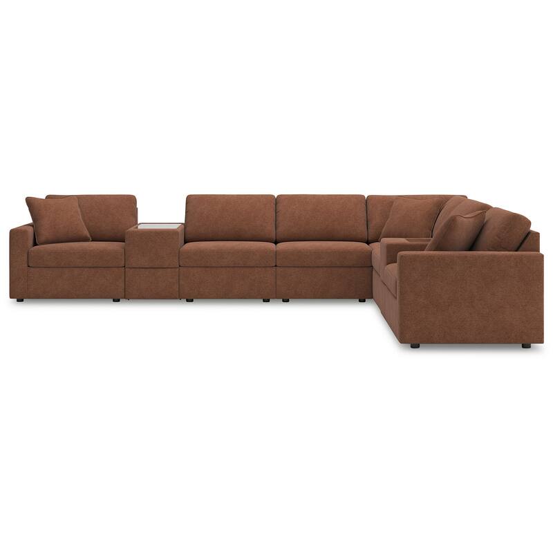 Signature Design by Ashley Modmax 8-Piece Sectional with Storage Consoles - 156" W x 124" D x 36" H