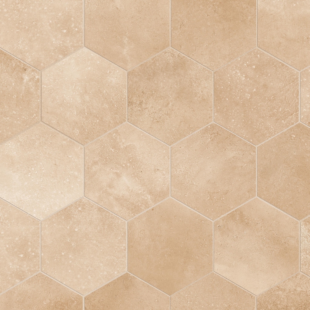 Merola Tile Atlas Hex Cotto 8-5/8" x 9-7/8" Porcelain Floor and Wall Tile