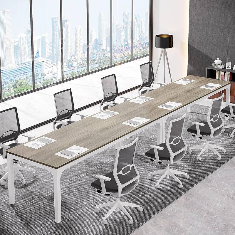 78.74" Large Rectangle Conference Table/Desk, Modern Seminar Meeting Table, Business Tables for Boardroom & Office